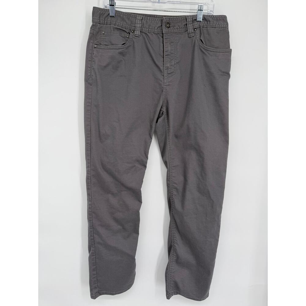 PrAna Bridger Jeans Men’s 34 x 30 Gray Gorpcore Outdoor Hiking Camping Stretch